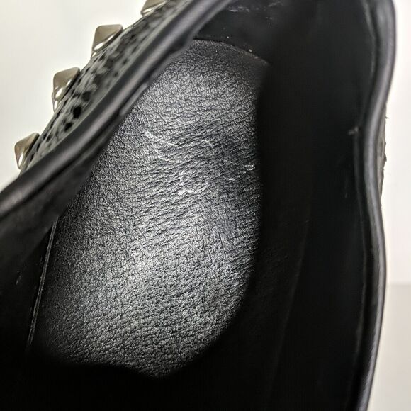 Creative Recreation X Barney's ZERILLI Black Wingtip Sneaker Will.I.Am Size 10 - Picture 8 of 10